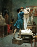 Jean-Léon Gérôme_1890_Pygmalion et Galatéa [étude].jpg